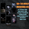 500+ Text Overlay Motivational Reels Bundle